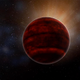 Artist’s impression of a red dwarf star like Proxima b